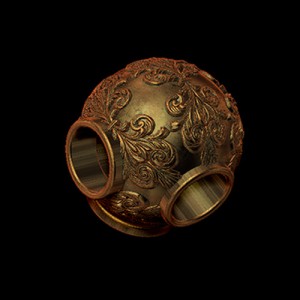 Ball Connector, Victorian 15x6 mm 90L LP (Each)